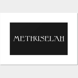 Meshuggah Parody Methuselah Metal Logo Posters and Art